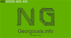 Desktop Screenshot of georgousis.info